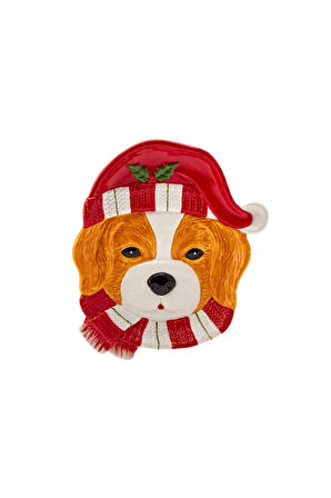 Karaca Home Cavalier Dog Dekoratif Tabak 21cm