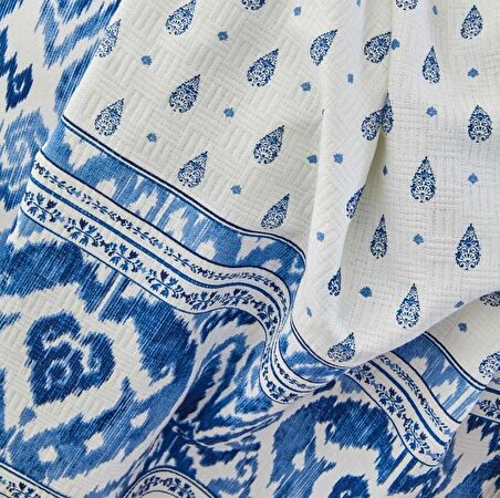 Karaca Home Etnik Temalı Pamuk Çift Kişilik Nevresim Takımı