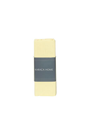 Karaca Home %100 Pamuk Düz Çarşaf Çift Kişilik Sarı