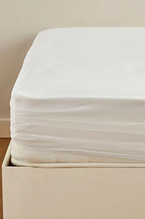 Karaca Home Fitted Tek Kişilik Çarşaf Beyaz 100x200+30 cm