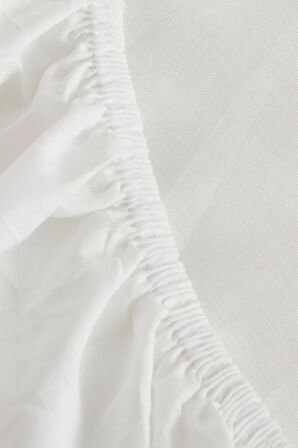 Karaca Home Fitted Tek Kişilik Çarşaf Beyaz 100x200+30 cm