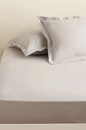 Karaca Home Fitted Çarşaf Açık Gri 100x200+30 cm