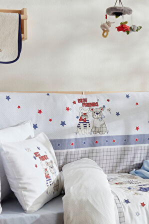 Karaca Home Best Friends %100 Pamuk  Aplike/Nakış 13 Parça Bebek Seti
