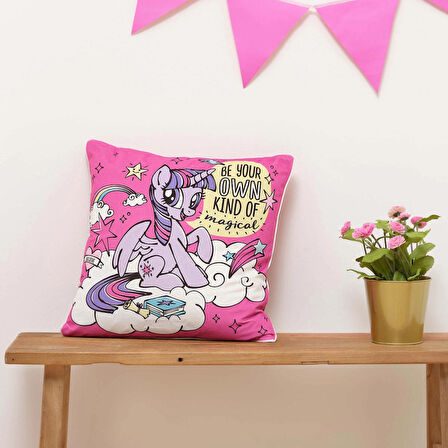 My Little Pony Magical Dekoratif Yastık 45x45 cm | Karaca Home Renkli Çocuk Odası Yastığ