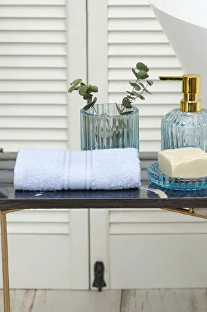 Daily Soft %100 Pamuk El Havlusu 30x50 Cm Buz Mavisi