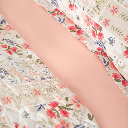 Karaca Home Bonita Pembe %100 Pamuk Tek Kişilik Complete Takım