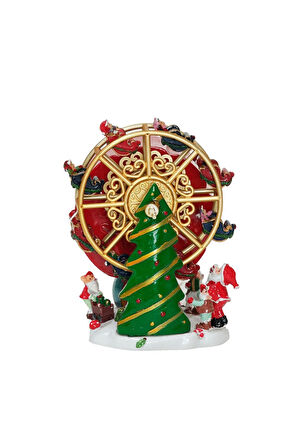 Karaca Home New Year Yılbaşı Dönme Dolap Müzikli Hareketli Obje
