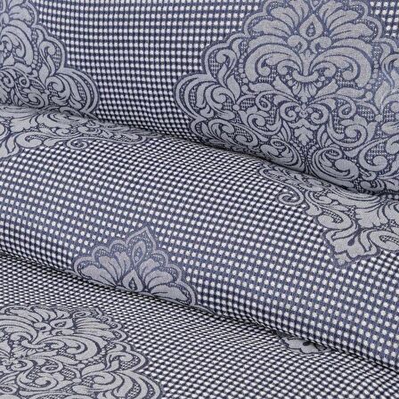 Karaca Home Yatak Örtüsü Seti Çift Kişilik Amelie İndigo