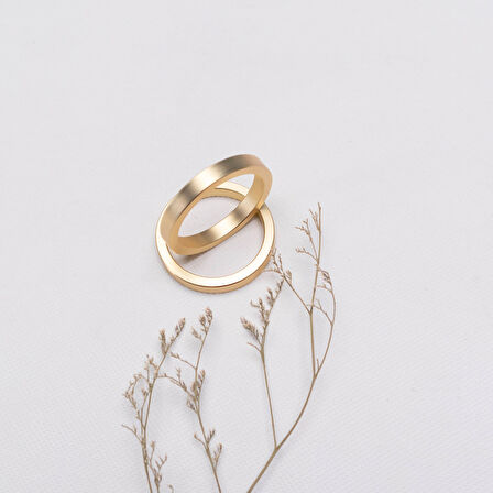 Karaca Home Lana 2'li Gold Peçete Yüzüğü