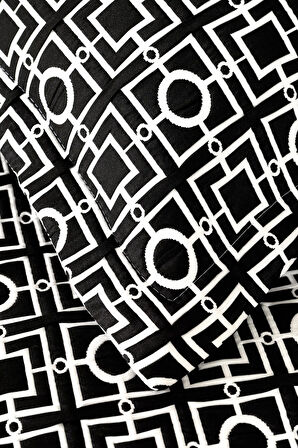 Karaca Home Minerva Siyah Çift Kişilik Nakışlı Düet Set