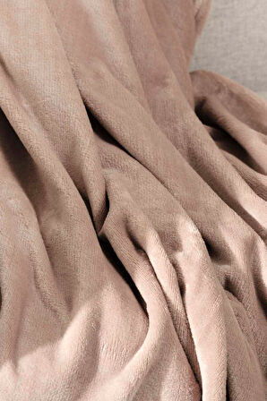 Karaca Home Fiona Vizon Welsoft Tv Battaniyesi Bej 130 x 180
