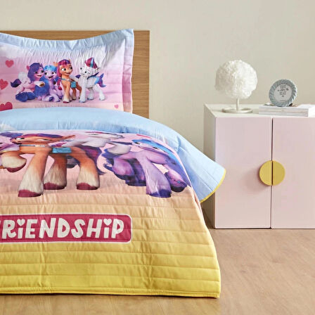 Karaca Home My Little Pony Tek Kişilik Yatak Örtüsü Seti