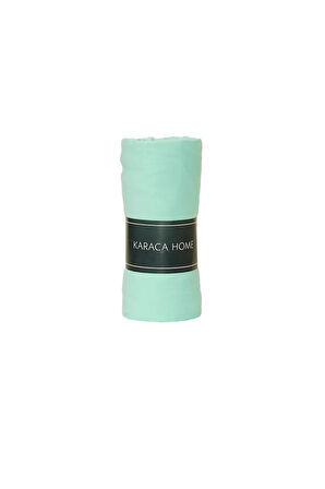 Karaca Home %100 Pamuk Penye Çift Kişilik Lastikli Çarşaf Mint