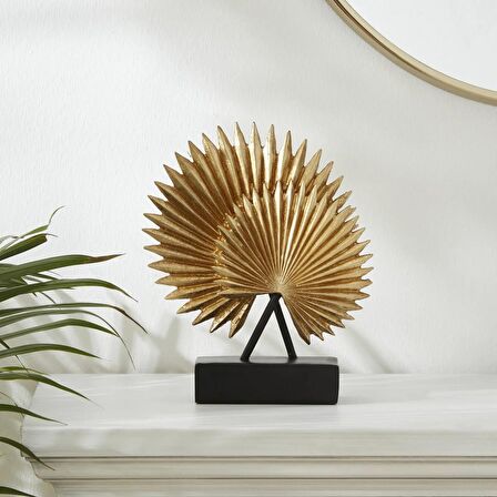 Karaca Home Palm Biblo 24.5x8x28  cm Gold