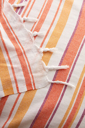 Karaca Home Montre Çift Kişilik Peştemal Pike Orange 180 X 220