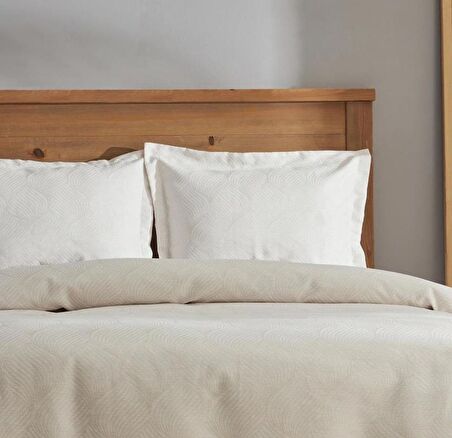 Karaca Home Yatak Örtüsü Seti Çift Kişilik Oyster Gold