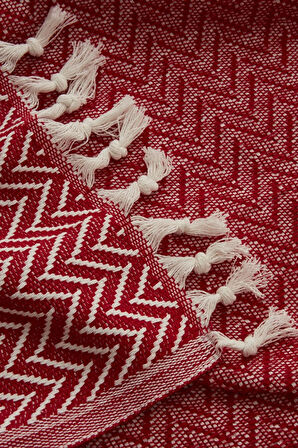 Karaca Home Glitz Çift Kişilik Yatak Örtüsü Kırmızı