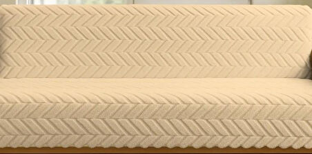 1 Adet Royam Peluş Pamuklu Sünger Tabanlı Kaymaz Koltuk Çekyat Örtüsü 160 x 210