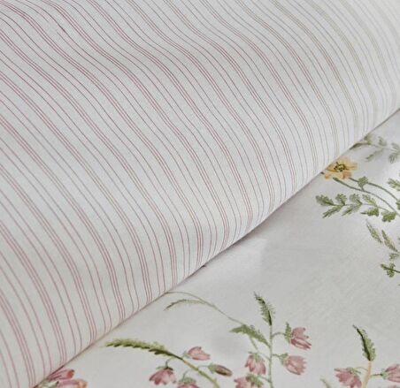 Karaca Home Sera Yeşil %100 Pamuk Tek Kişilik Nevresim Takımı