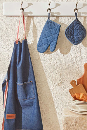 Karaca Home Young Denim Eldiven Takımı