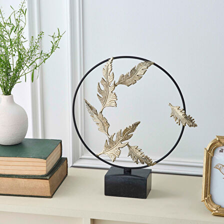 Karaca Leaf Dekoratif Obje 34x28 cm