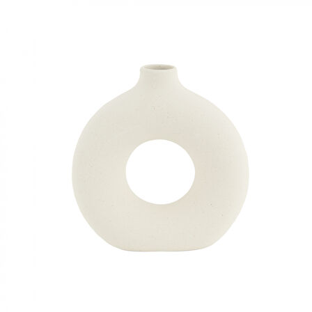 Karaca Home Lonny Beyaz Vazo 22 Cm