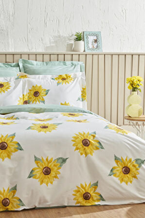 Karaca Home Conrad %100 Pamuk Çift Kişilik Nevresim Takımı Yeşil (PP)