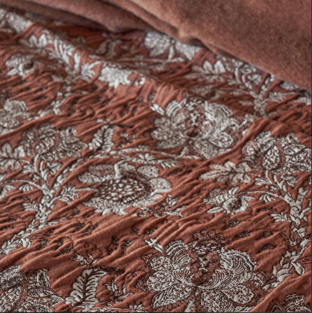 Karaca Home Narle Çift Kişilik Winter Set Terracotta