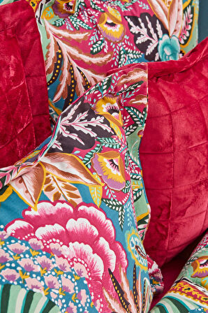 Audrey Çift Kişilik Luxury Comfort Set Fuşya
