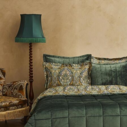 Karaca Home Sherrie Çift Kişilik Luxury Comfort Set Yeşil