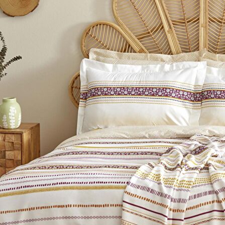 Karaca Home Morin %100 Pamuk Çift Kişilik Nevresim Pike Takımı Multi Color