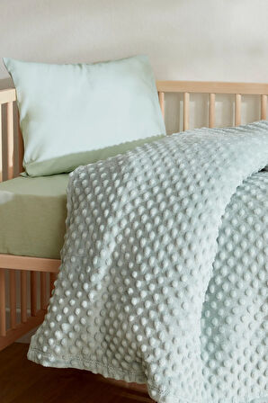 Karaca Home Bebek Lily Mavi Tomurcuk Battaniye 90x110 Cm