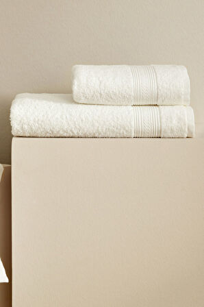 Soft Touch Pamuk 70x140 cm Havlu Offwhite