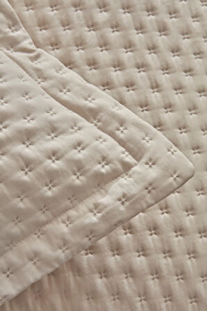 Karaca Home Breeze Soft Çift Kişilik Yatak Örtüsü Ekru