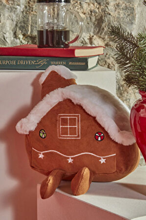 Sarah Anderson New Year Yılbaşı Ginger Home Şekilli Kırlent