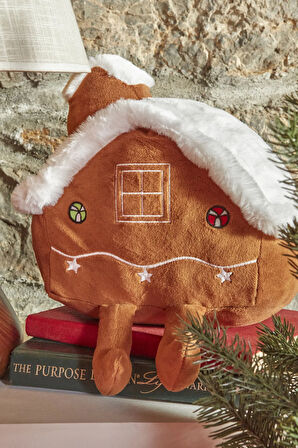 Sarah Anderson New Year Yılbaşı Ginger Home Şekilli Kırlent