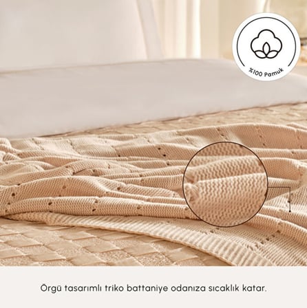 Karaca Home Bride Carina 80 Tel %100 Pamuk 8 Parça Evlilik Paketi Gold 