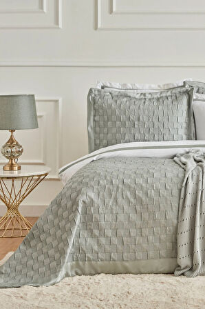 Karaca Home White Collection Bride Carina 80Tel %100 Pamuk 8 Parça Evlilik Paketi Petrol