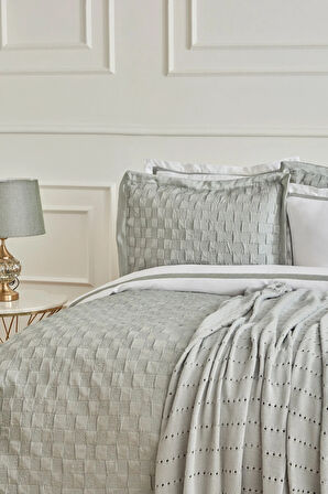 Karaca Home White Collection Bride Carina 80Tel %100 Pamuk 8 Parça Evlilik Paketi Petrol