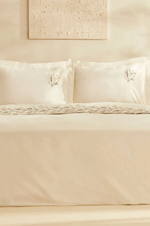 Karaca Home Dorado Çift Kişilik Nakışlı Nevresim Takımı Hardal