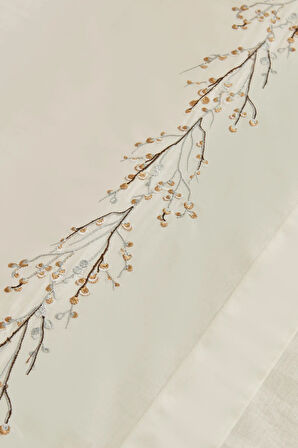 Karaca Home Dorado Çift Kişilik Nakışlı Nevresim Takımı Hardal