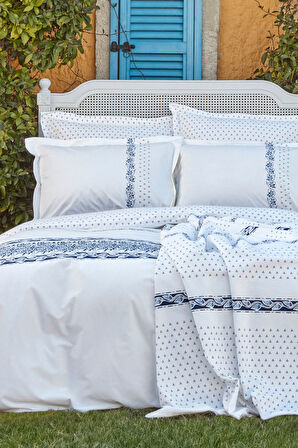 Alena Çift Kişilik Summer Set Mavi