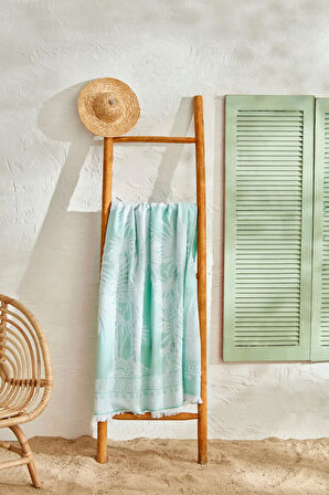 Karaca Home Palm Tree Lime Plaj Havlusu