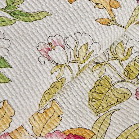 Karaca Home Sorin Multicolor %100 Pamuk Çift Kişilik Tek Pike