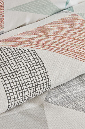 Karaca Home Lenny %100 Pamuk Tek Kişilik Pike Takımı Multicolor
