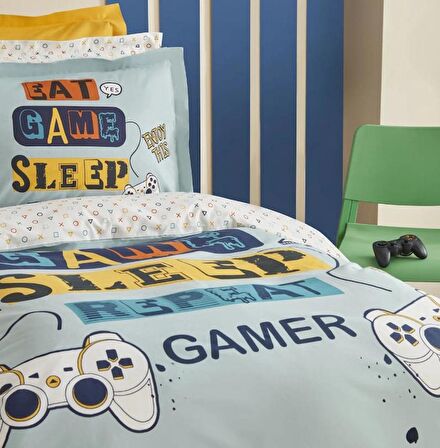 Karaca Home Young Enjoy Play %100 Pamuk Tek Kişilik Rnf Nevresim Takımı