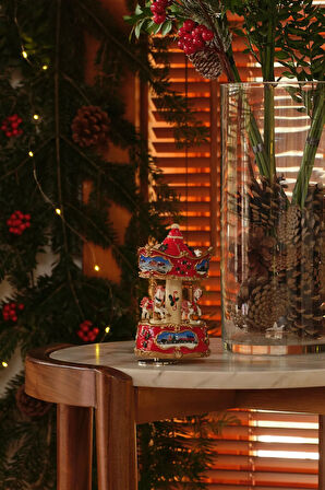 Karaca Home New Year Yılbaşı Merry Müzikli Hareketli Obje