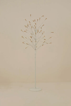 Karaca Home New Year Glint Dekoratif Ledli Yılbaşı Çam Ağacaı Beyaz 180 cm