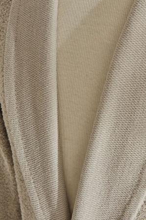 Karaca Home Bird %100 Pamuk Aile Banyo Seti Krem-Açık Gri