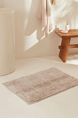 Karaca Home Jules Makarna Banyo Paspası Bej 60x90 cm 